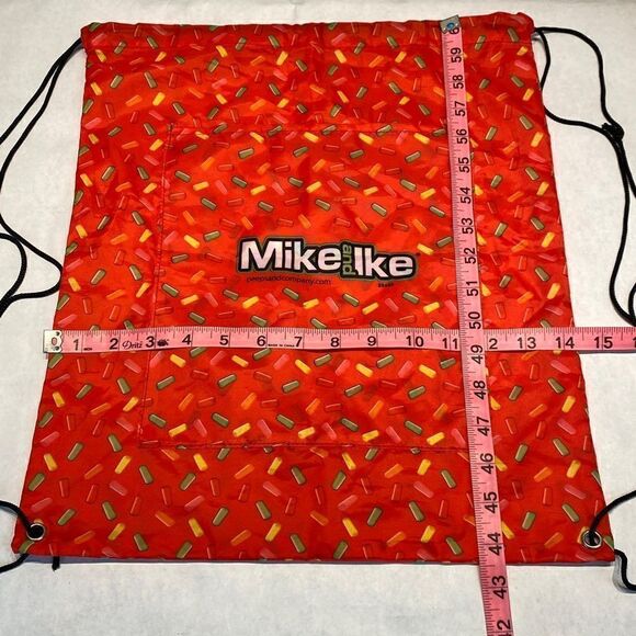 Mike & Ike Cinch Sack Candy Bag Drawstring Backpack - Picture 3 of 6